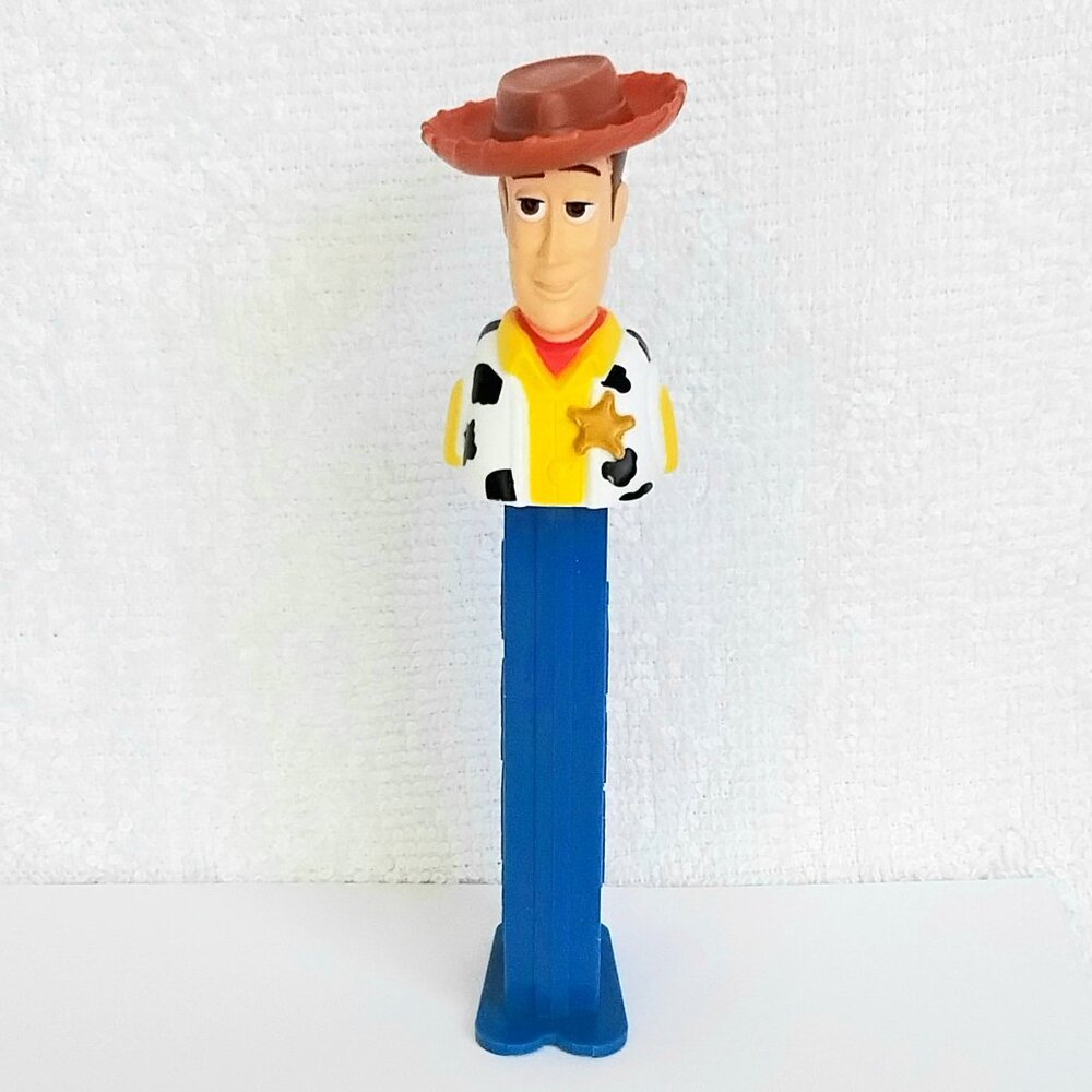 4/$20 NM/M Pixar Toy Story Woody on Blue PEZ Dispenser!!